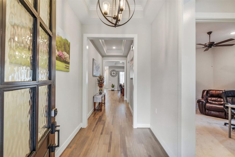 Furnished interior view inside a new home in Chambers Creek, Willis (Image 5).