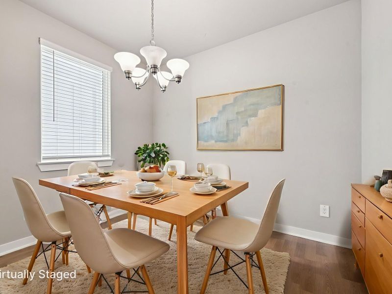 Furnished interior view inside a new home in Pinewood Trails - City Series, Atascocita (Image 4).