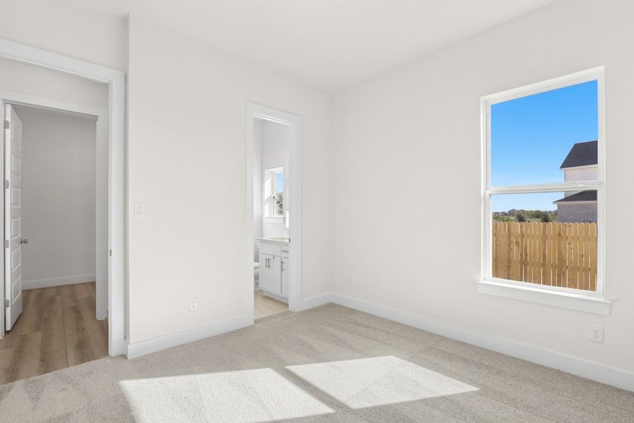 Spacious, unfurnished interior of a new home in Blackhawk, Pflugerville (Image 26).