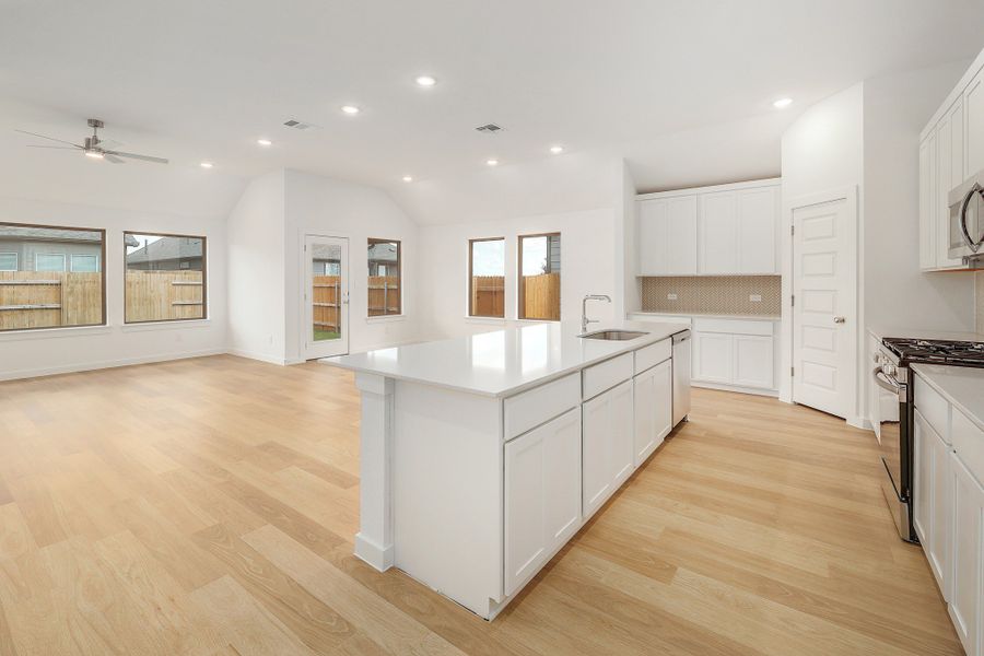 Furnished interior view inside a new home in Prairie Winds, Hutto (Image 9).