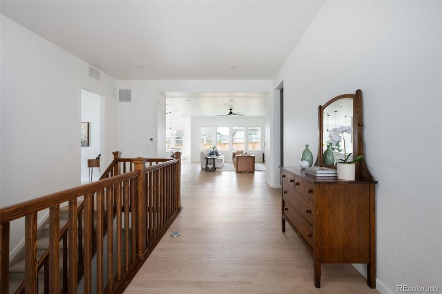 Furnished interior view inside a new home in Trailstone Destination Collection, Arvada (Image 3).
