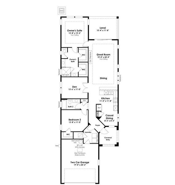 2D floor plan layout of this home in NatureWalk at Watersound Origins, Inlet Beach, FL (Image 3). 2D floor plan layout of this home in NatureWalk at Watersound Origins, Inlet Beach, FL (Image 3).