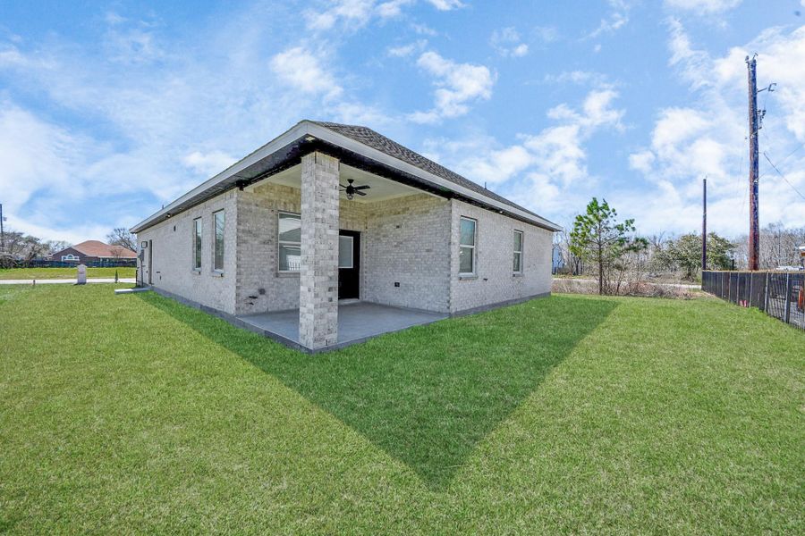 Exterior details and patio area of a home in , Arcola (Image 25). Exterior details and patio area of a home in , Arcola (Image 25).