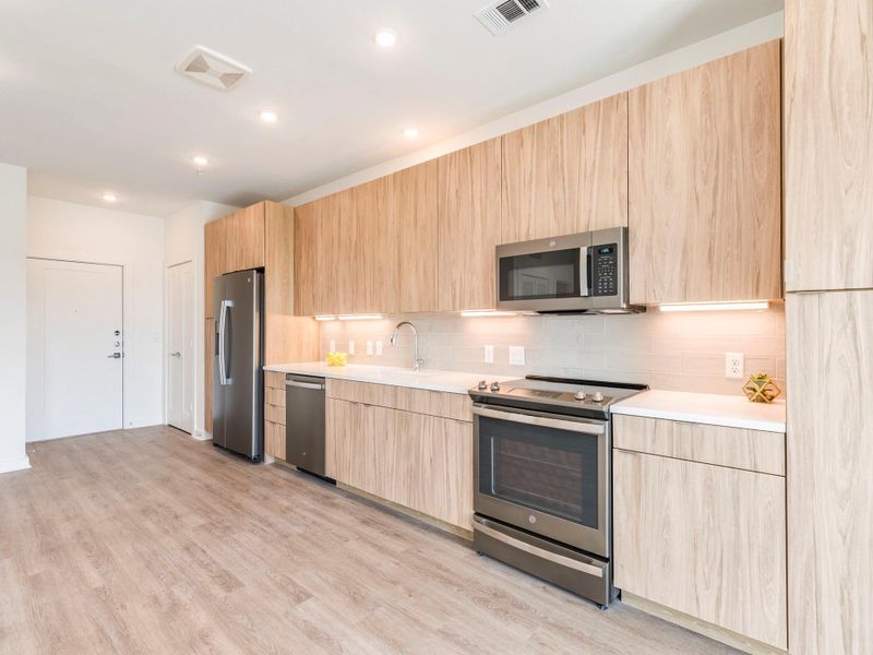 Furnished interior view inside a new home in , Austin (Image 11). Furnished interior view inside a new home in , Austin (Image 11).