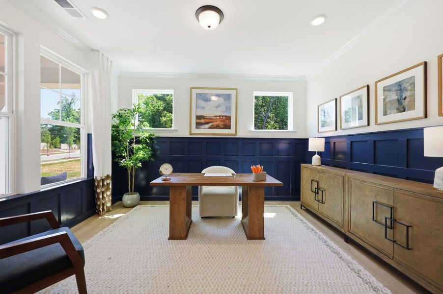 Representative furnished interior of a home built from the The Aspen by Davidson Homes LLC in Ashland, Holly Springs (Image 8).
