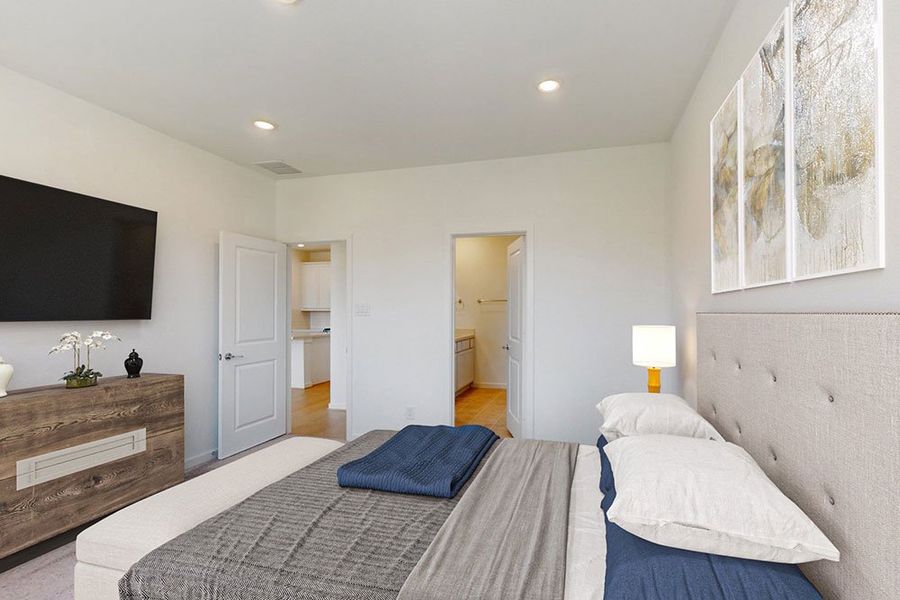 Representative furnished interior of a home built from the Cello by Taylor Morrison in Avalon at Cypress 40s, Cypress (Image 7).