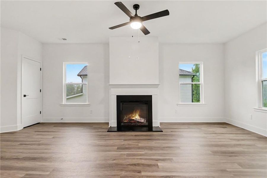 Spacious, unfurnished interior of a new home in Thunder Ridge, Dawsonville (Image 65).