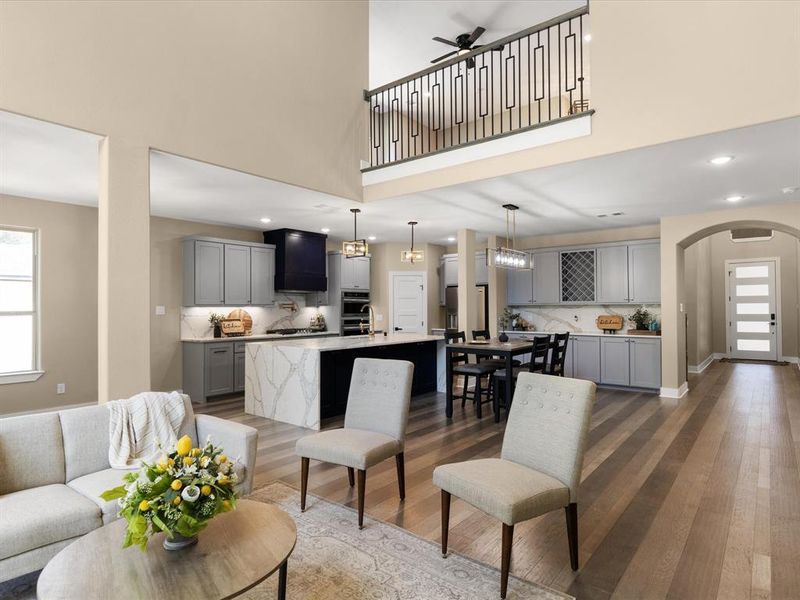 Furnished interior view inside a new home in , Arlington (Image 2).