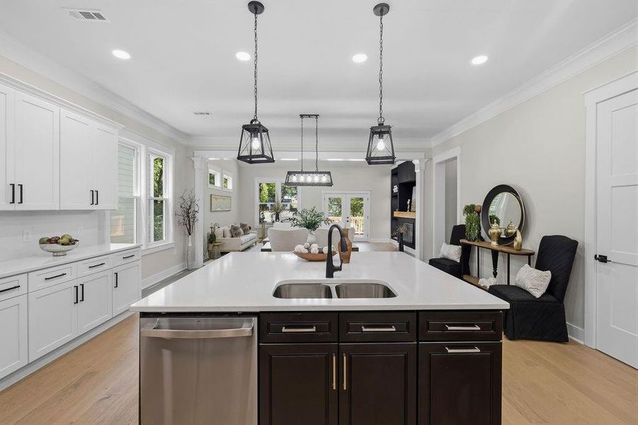 Furnished interior view inside a new home in , Marietta (Image 14).
