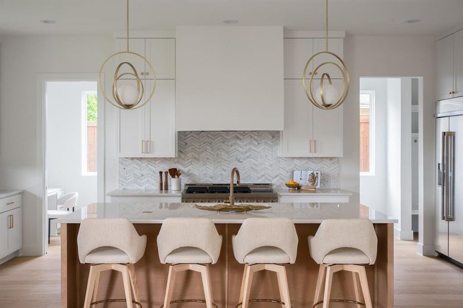 Furnished interior view inside a new home in , Dallas (Image 31).