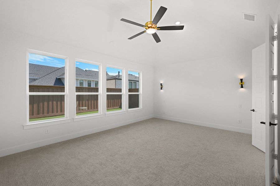 Spacious, unfurnished interior of a new home in Fields - 50' Lots, Frisco (Image 29). Spacious, unfurnished interior of a new home in Fields - 50' Lots, Frisco (Image 29).