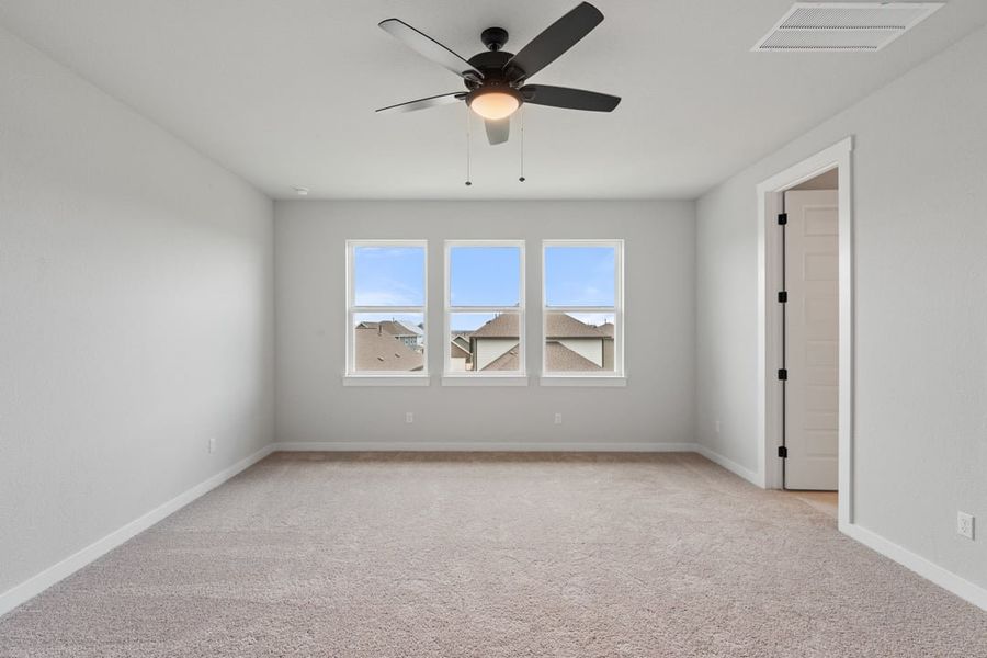 Spacious, unfurnished interior of a new home in Arbor Collection at Lariat, Liberty Hill (Image 32). Spacious, unfurnished interior of a new home in Arbor Collection at Lariat, Liberty Hill (Image 32).