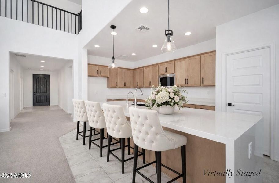 Virtually Staged Kitchen