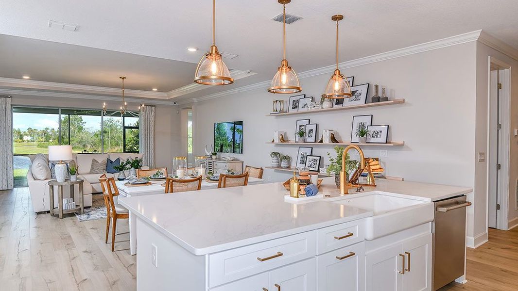 Representative furnished interior of a home built from the Sanibel by Taylor Morrison in Colbert Landings, Palm Coast (Image 5).