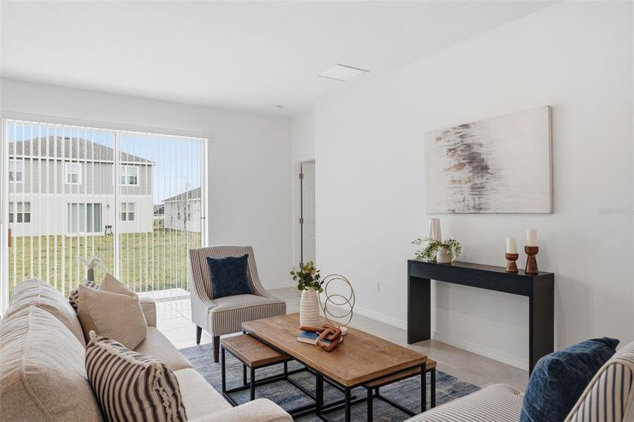 Furnished interior view inside a new home in Marion Ridge, Haines City (Image 26).