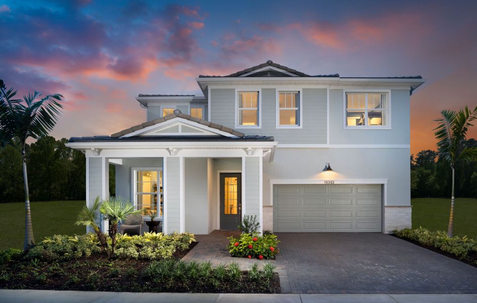 Representative exterior photo of a completed home built from the Canopy by Mattamy Homes in Tradition, Port St. Lucie, FL (Image 19). Representative exterior photo of a completed home built from the Canopy by Mattamy Homes in Tradition, Port St. Lucie, FL (Image 19).