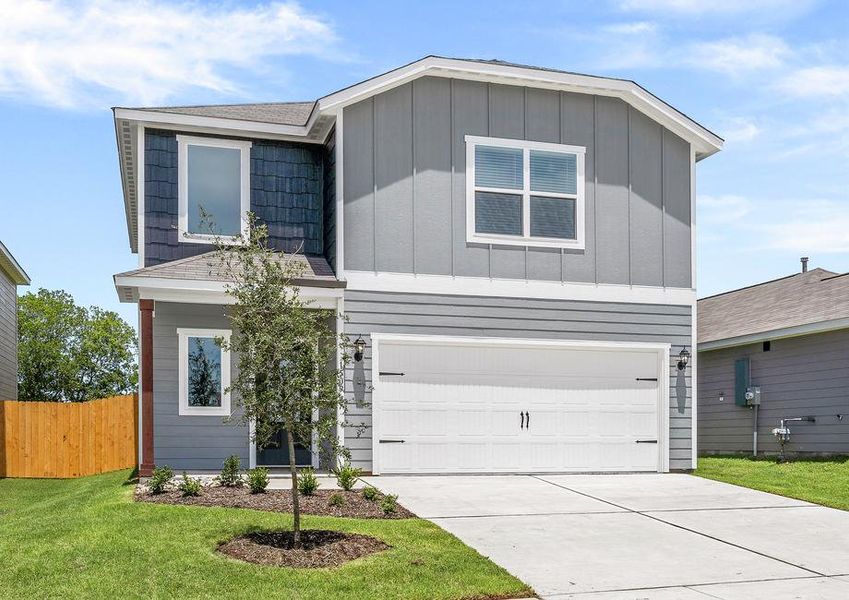 The Colorado floor plan is a gorgeous two-story home.