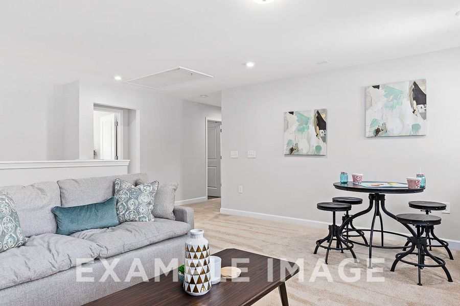 Representative furnished interior of a home built from the The Chestnut by Davidson Homes LLC in Retreat at North Main, Lillington (Image 19).