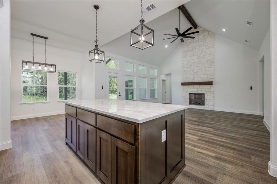 Furnished interior view inside a new home in , Terrell (Image 8).