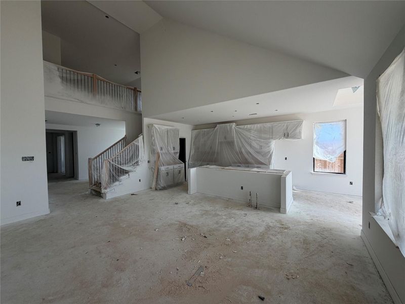 In-progress construction of a new home in Cedar Pointe, Crosby, TX (Image 34).
