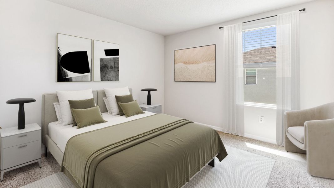 Furnished interior view inside a new home in Legacy Preserve, Parrish (Image 16). Furnished interior view inside a new home in Legacy Preserve, Parrish (Image 16).