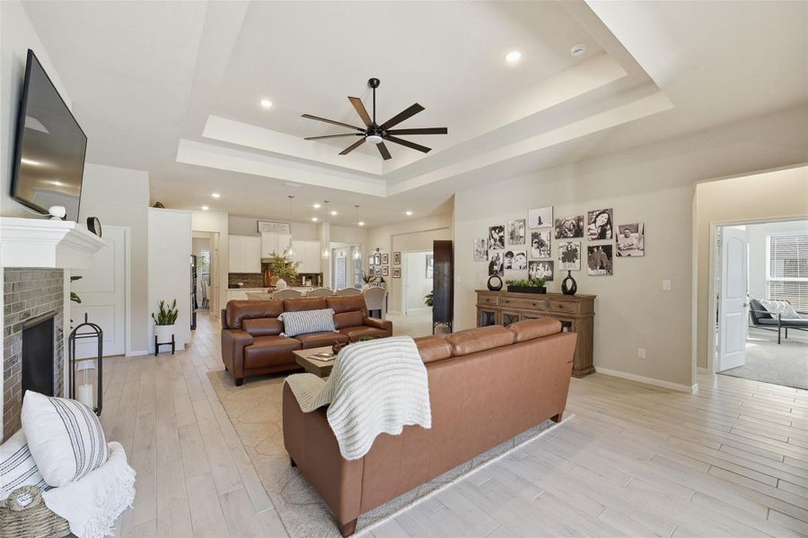 Furnished interior view inside a new home in Tejas Landing, Needville (Image 42).