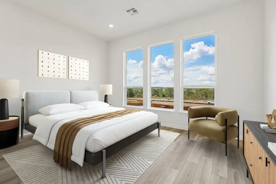 Representative furnished interior of a home built from the Windsor by Taylor Morrison in Easton Park, Austin (Image 8). Representative furnished interior of a home built from the Windsor by Taylor Morrison in Easton Park, Austin (Image 8).