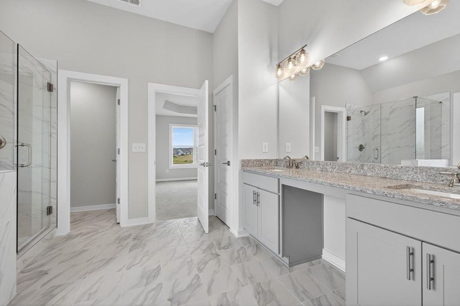Furnished interior view inside a new home in The Manor at Gainesville Township, Gainesville (Image 11). Furnished interior view inside a new home in The Manor at Gainesville Township, Gainesville (Image 11).