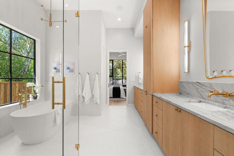 Furnished interior view inside a new home in , Austin (Image 18).