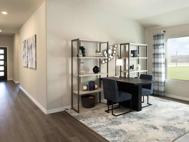 Furnished interior view inside a new home in Lakehaven - Signature Series, Farmersville (Image 7).