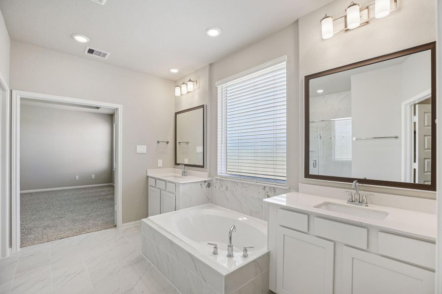 Furnished interior view inside a new home in Kemah Crossing - Luxe Series, Kemah (Image 12).