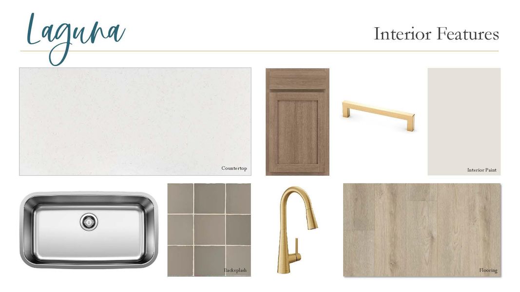 Sample of building materials used in homes in The Cottages at La Cima, San Marcos (Image 8).