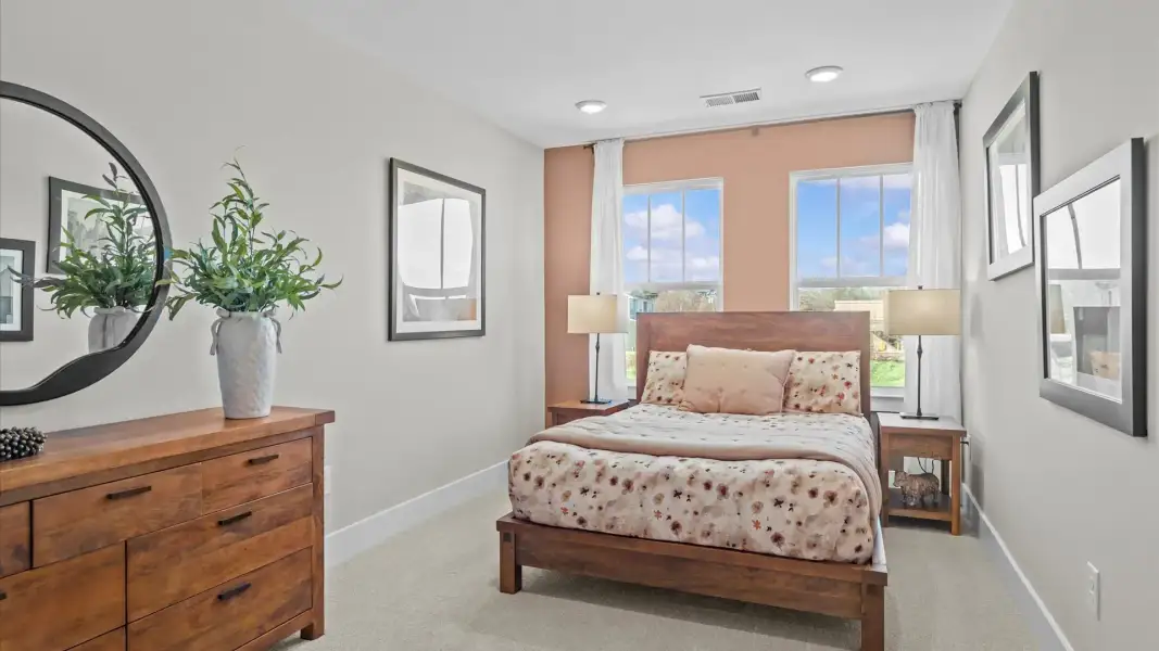 Furnished interior view inside a new home in Brookland Place, Hendersonville (Image 12).