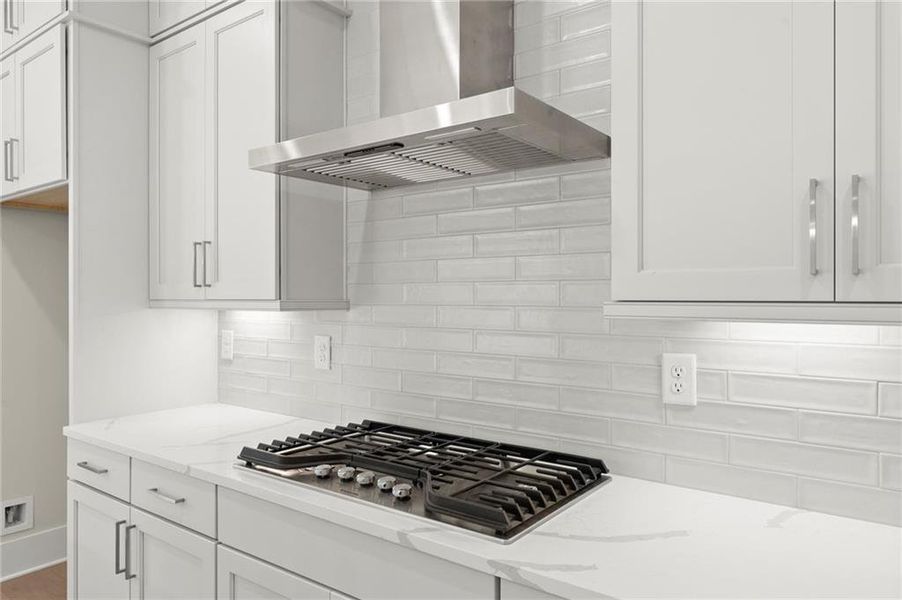 Furnished interior view inside a new home in Hillgrove Preserve, Powder Springs (Image 35).