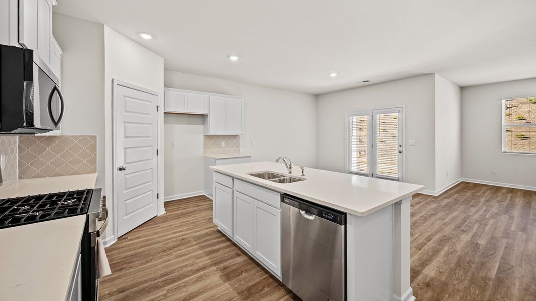 Representative furnished interior of a home built from the Cali by D.R. Horton in Poplar Preserve, Newnan (Image 4).