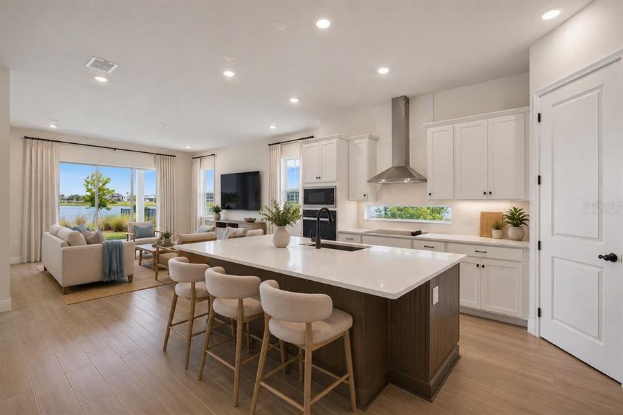 Furnished interior view inside a new home in Laureate Park, Orlando (Image 15).