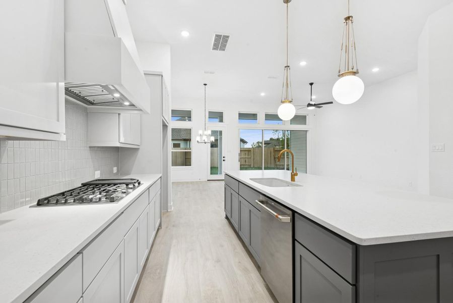 Furnished interior view inside a new home in ARTAVIA 50' Homesites, Conroe (Image 5).