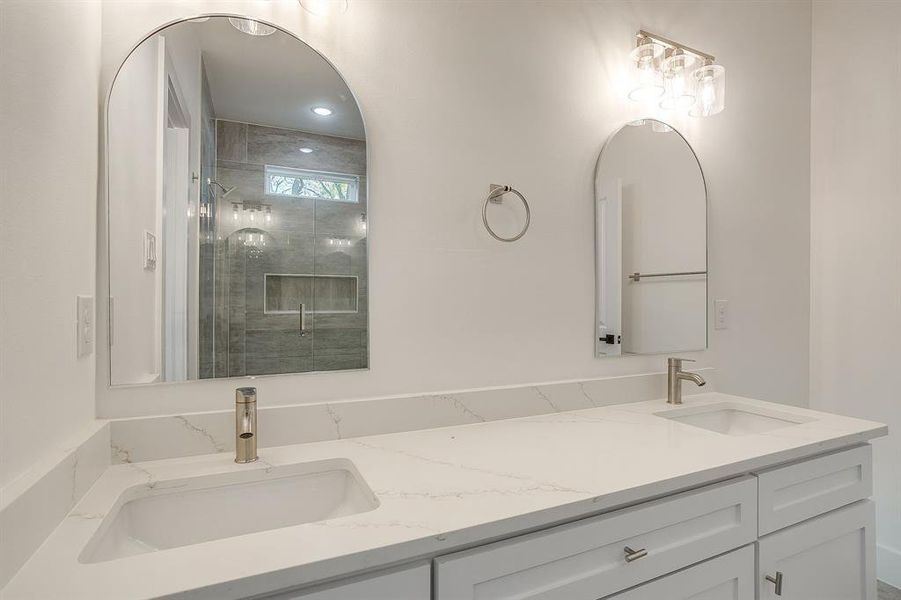 Furnished interior view inside a new home in , Fort Worth (Image 14).