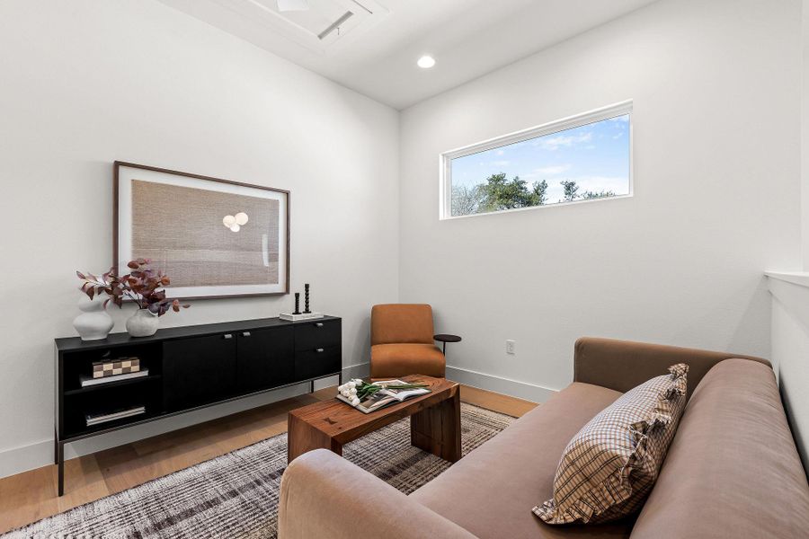 Furnished interior view inside a new home in , Austin (Image 15).