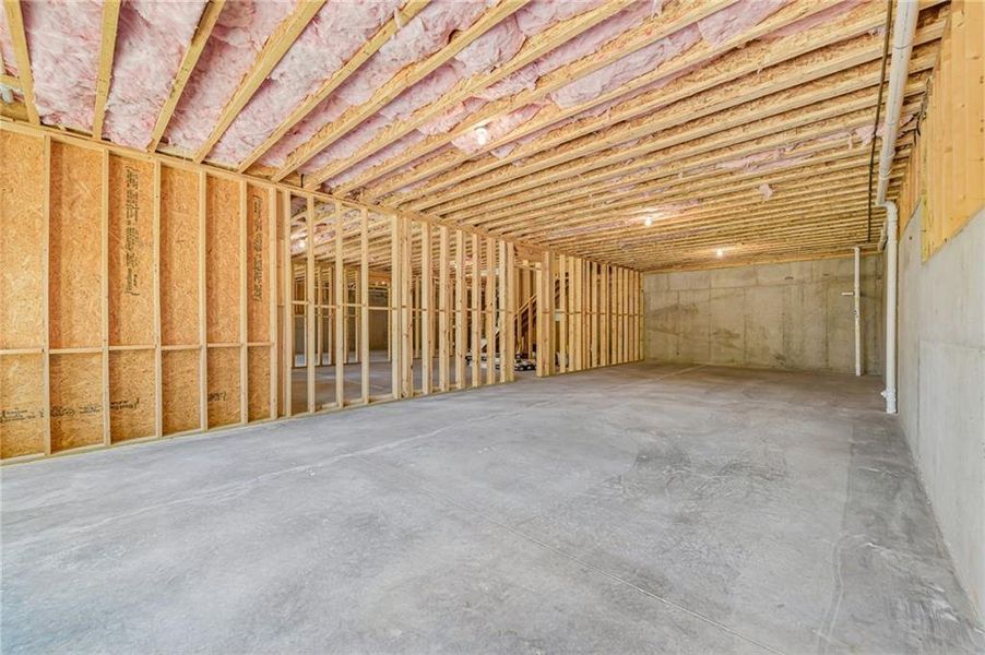 In-progress construction of a new home in , Buford, GA (Image 52).