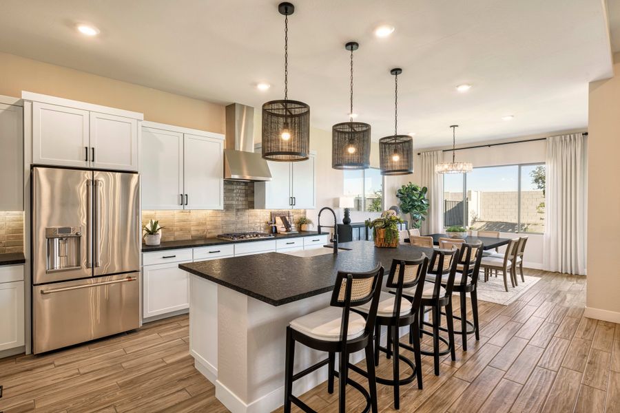 Representative furnished interior of a home built from the Mojave Plan 60-3 by Tri Pointe Homes in Abel Ranch, Goodyear (Image 5).