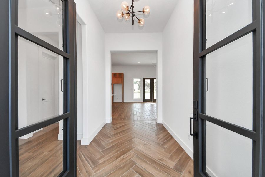 Elegant entrance door