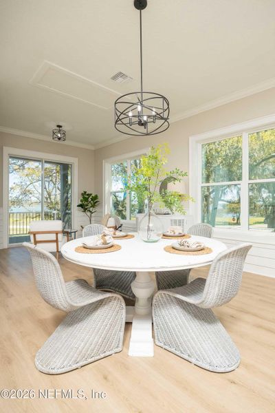 Furnished interior view inside a new home in , St. Augustine (Image 48).