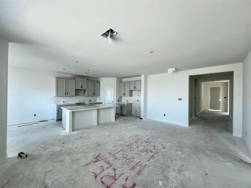 Actual progress of your home.