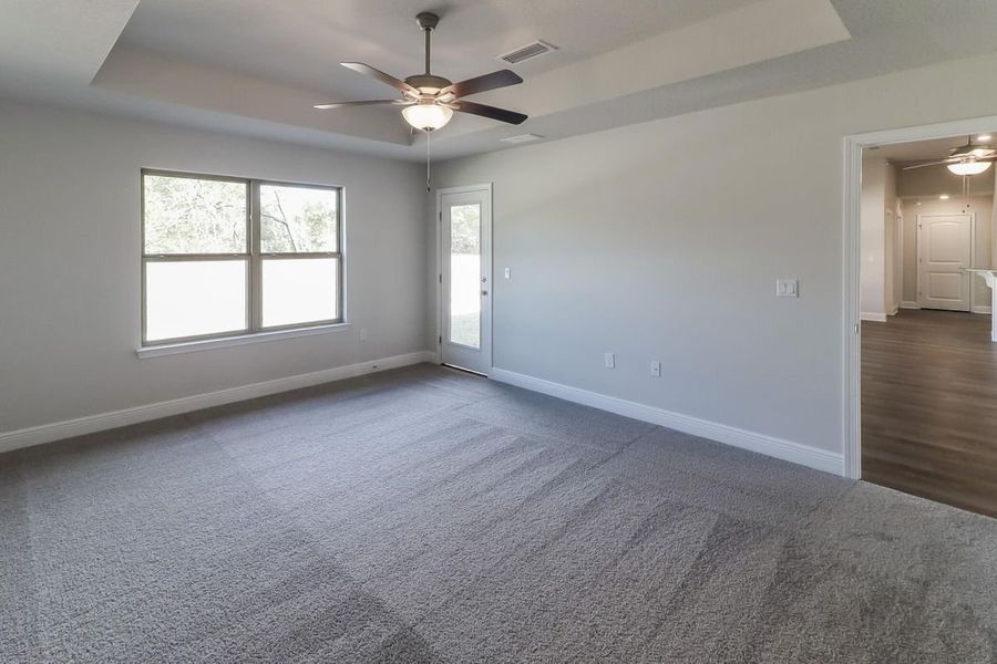 Spacious, unfurnished interior of a new home in Pecan Valley, Cantonment (Image 22). Spacious, unfurnished interior of a new home in Pecan Valley, Cantonment (Image 22).