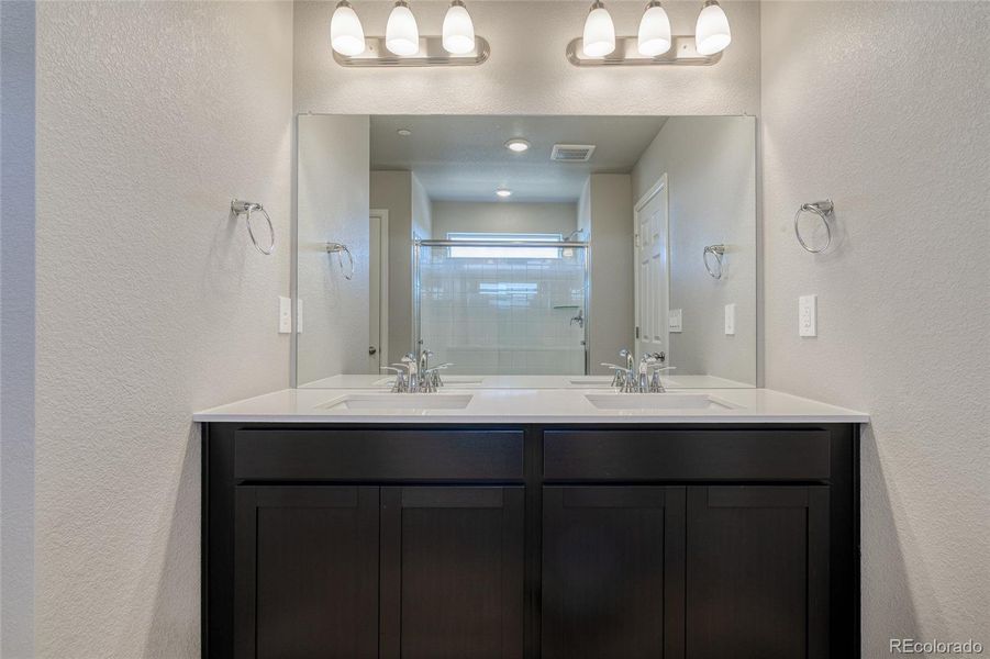 Close-up of interior finishes inside a home in Buffalo Highlands: The Flora Collection, Commerce City (Image 11).