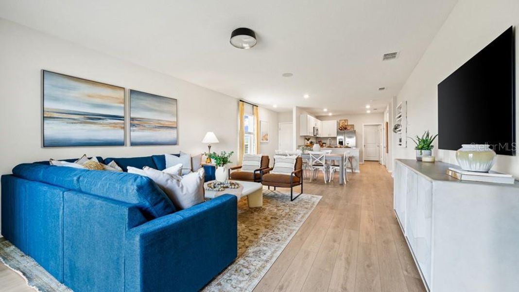 Furnished interior view inside a new home in Marion Creek, Haines City (Image 4).