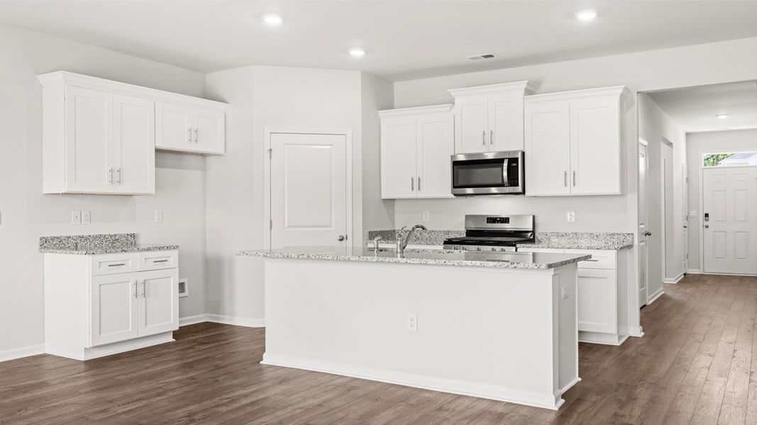 Furnished interior view inside a new home in Highland Hills, Graniteville (Image 7).