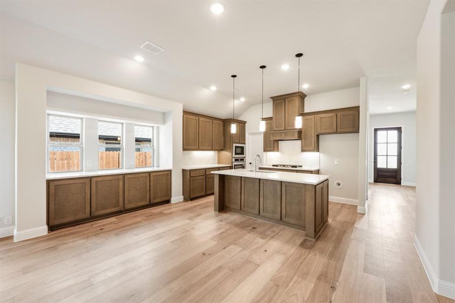 Furnished interior view inside a new home in Country Lakes Classic 50, Denton (Image 17).