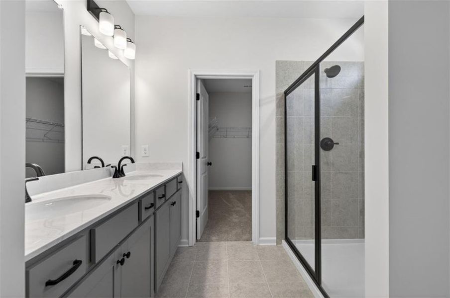 Furnished interior view inside a new home in Evergreen at Lakeside, Temple (Image 7).